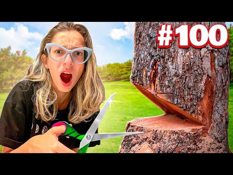 SUPERAMOS 100 DESAFIOS EM 24 HORAS - 50 MEUS E 50 DA VALENTINA