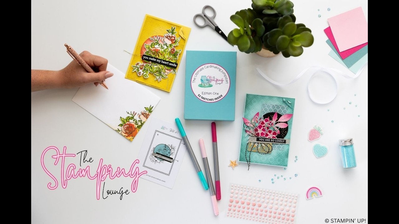 Introducing The Stamping Lounge Sketch Box Edition #1 #cardmaking #sketch #crafting