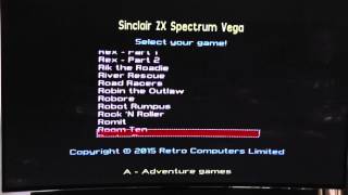 ZX Vega Games List - Complete