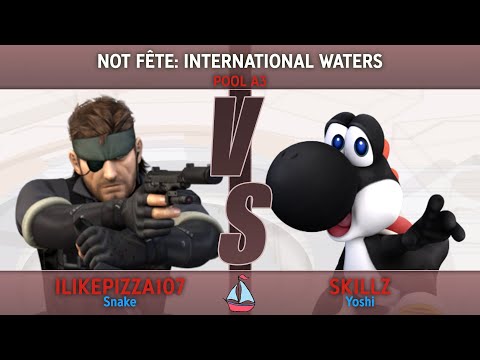 ilikepizza107 (Snake) vs SkillZ (Yoshi) - Not Fête: International Waters - Pool A3
