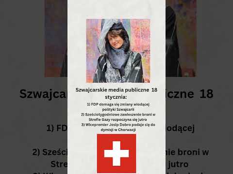Szwajcarskie media publiczne 18  stycznia
