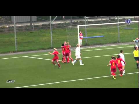 The Belgian Red Flames U17 - Goals Belgium Belarus
