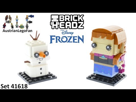 Vidéo LEGO BrickHeadz 41618 : Anna & Olaf (La Reine des Neiges)