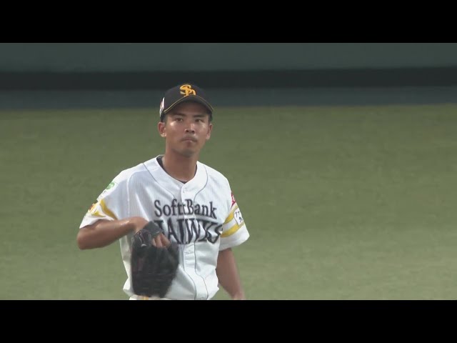 【ファーム】ホークス・大野稼頭央 素早い牽制でランナーをアウトにする!!  2024年9月16日 福岡ソフトバンクホークス 対 阪神タイガース