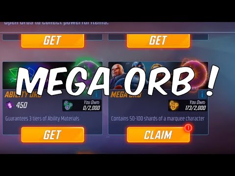 Mega Orb Opening - 100 Shard Drop?! - Marvel Strike Force