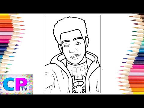 Miles Morales as a Spider- Man Coloring Pages/Superhero Suit/ROY KNOX - Earthquake [NCS Release]