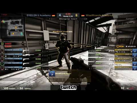 [VOD] [CAST] Map 1 de_train: WiseWizards Academy vs EYES ON U Academy | 99Liga Division 3.16