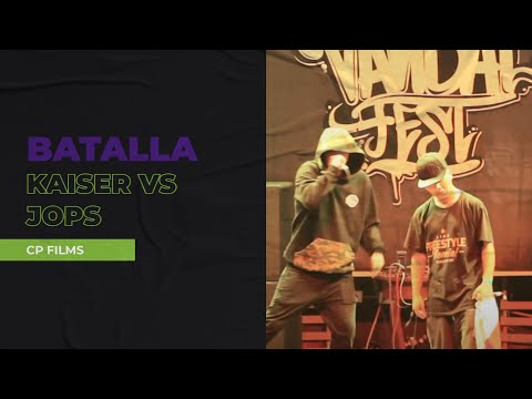 Jops vs Kaiser (Video Oficial) - Batallas Escritas Vandal Fest  / CULTURAPERUFILMS