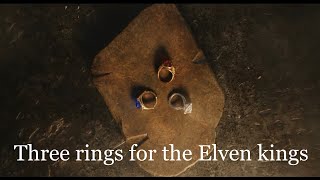 Forging of the rings of power | Three rings for the Elven kings | Narya Nenya and Vilya |