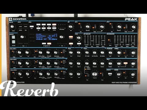 Novation PEAK Polyphonic Desktop Synthesizer | Reverb Demo Video