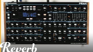 Video thumbnail for Novation PEAK Polyphonic Desktop Synthesizer | Reverb Demo Video by Reverb