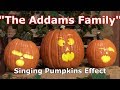 Addams Family Singing Pumpkins Effect Animation