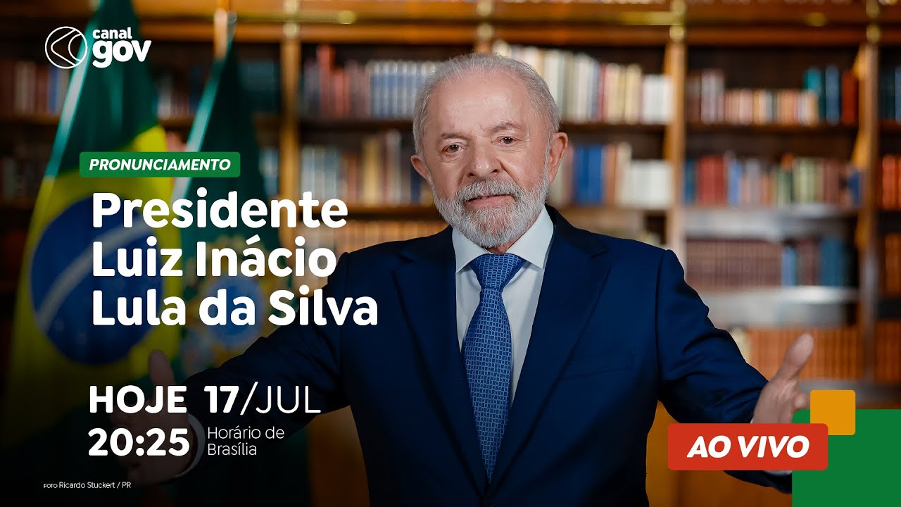 Imagem da notícia Pronunciamento de Lula: veja o que disse o presidente sobre o tarifaço de Trump ao Brasil