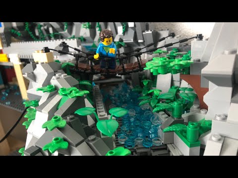 Lego-Echt-Wasser-Fall -Befüllen oder Abbruch ,Marktplatz Folge 36 Lego Klemmbaustein Stadt Baustein