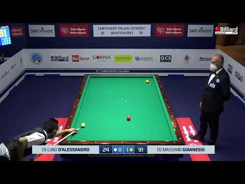 D'alessandro Luigi VS Giannessi Massimo - Campionati Italiani Saint-Vincent 2019/2021