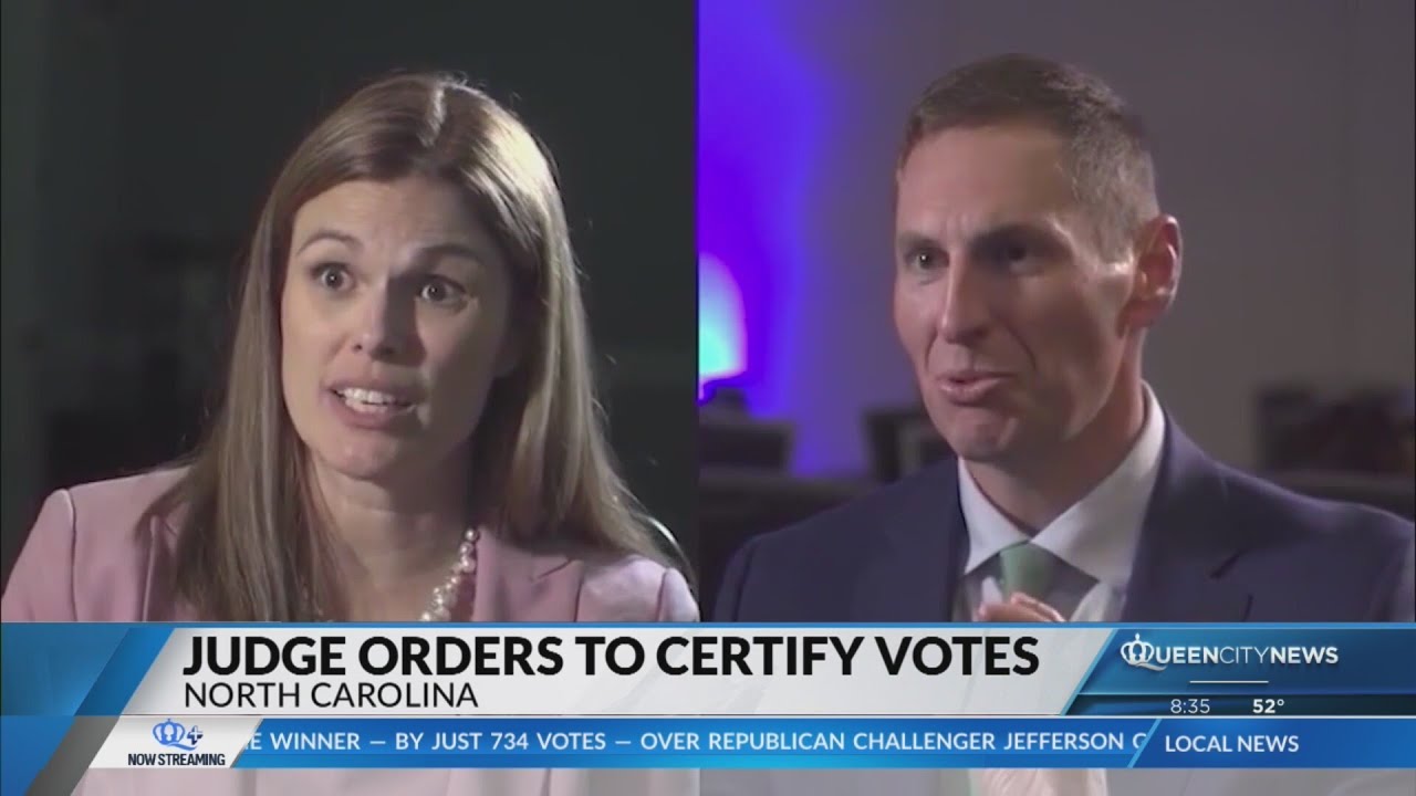 Fed. judge orders certification of NC Supreme Court race