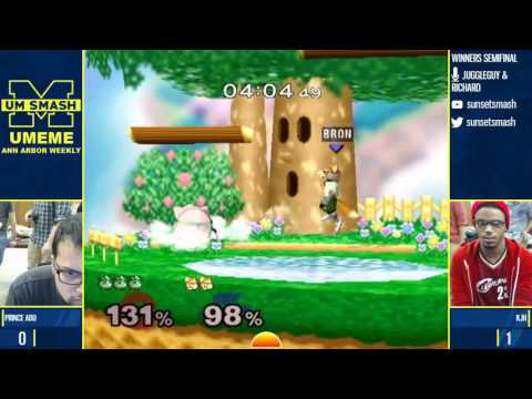 Prince Abu (Jigglypuff) vs kjh (Fox) - UMeMe 21
