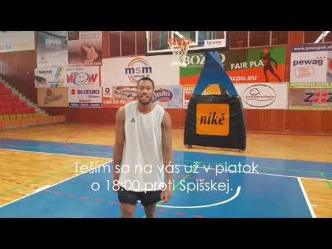 Delvon Johnson pozýva na zápas proti Spišskej Novej Vsi