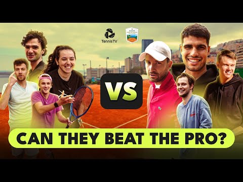 For Monte-Carlo Glory: Can These Regular Tennis Fans Win A Point vs ATP Pros? 👀