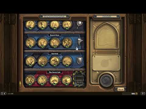 Hearthstone: Puzzle Lab Survival Boomnician Breena #3 Cleansing Corruption Solution (HD 1080p 60fps)