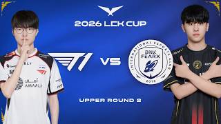 T1 vs BFX, QUI IRA EN LOSER BRACKET ! (LCK Cup 2026)