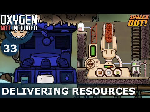 DELIVERING RESOURCES TO SECOND PLANETOID - ONI - Spaced Out: Ep. #33 (Oxygen Not Included)