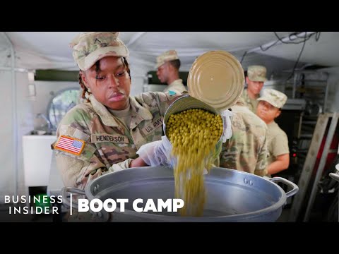 How Army Cooks Are Trained To Feed 800 Soldiers In The Field | Boot Camp | Business Insider