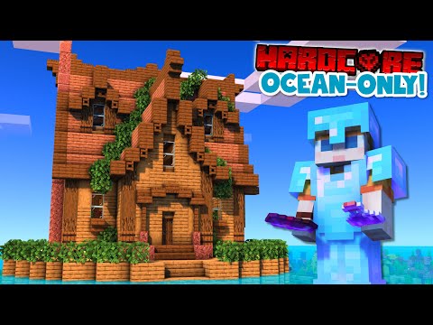 Ultimate Villager Mansion on a Raft in Ocean!