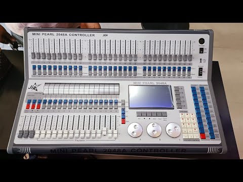 Mini Pearl 2048A DMX Controller  unboxing Review and testing Brand - Jia Model - J494