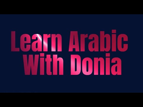 Learn Arabic With Donia