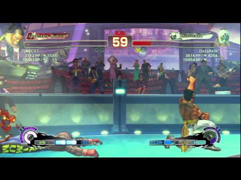 QARC93 [Dee Jay] Vs DezaRete [El Fuerte] SSF4 AE 2012 Ranked Matches - PSN