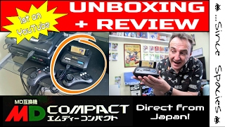 Mega Drive Compact (Genesis) Unboxing + Review - 1st on Youtube!!!