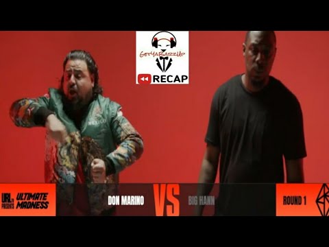 DON MARINO VS BIG HAAN RECAP 🔥🔥‼ #URL #ULTIMATEMADNESS‼