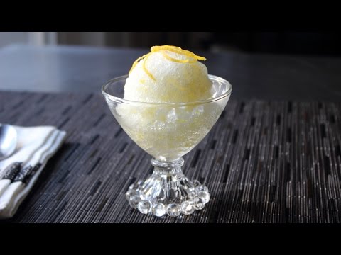 Lemon Ice Recipe - How to Make Fresh Lemon Ice - Lemon Granita