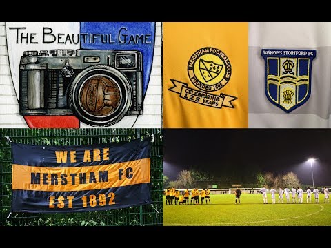 Two Men In Search Of The Beautiful Game - Merstham FC Vs Bishop's Stortford FC