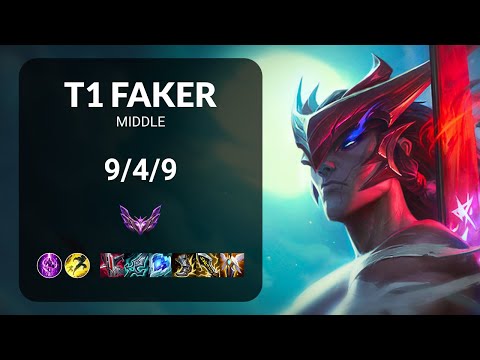 T1 Faker Yone vs LeBlanc MIDDLE - KR MASTER Patch 14.2