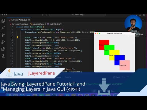 Java Swing Jlayeredpane Tutorial Managing Layers In Java Gui Code With Abubokkor