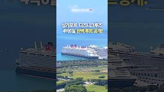 싱가포르 디즈니 크루즈 4박6일 | 실패 없는 여행 일정 정리 Disney Adventure #cruise #disneycruise #singaporetravel