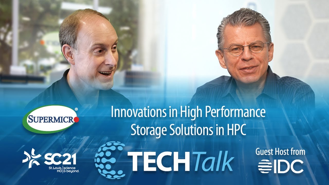 Miniaturansicht: Video – Innovationen bei Hochleistungsspeicherlösungen im HPC-Bereich – Supermicro TECHTalk mit IDC