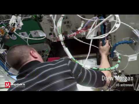 ExoLab 7 US astronaut Drew Morgan