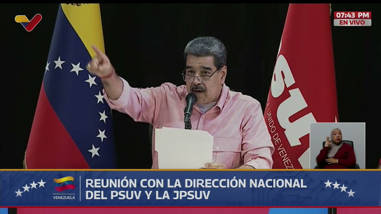 Maduro en el congreso del PSUV y JPSUV, 10 de noviembre de 2025