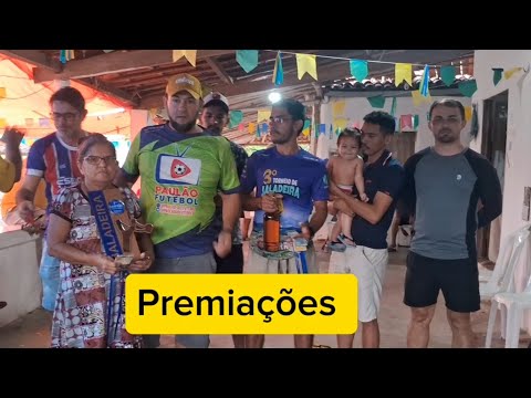 Premiações do torneio de Baladeira no Chora, Moraújo ce