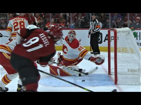 Phil Kessel Whiffs On The Wide Open Cage