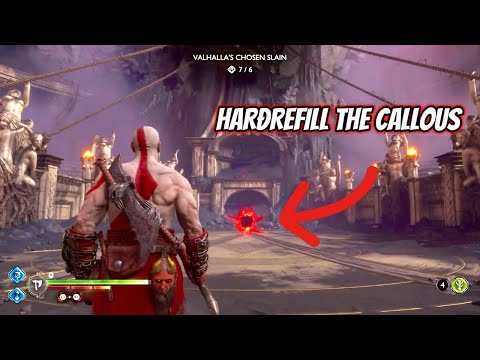 HARÐREFILL THE CALLOUS secret boss fight  (God of War Valhalla)
