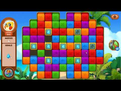 Lost Island Blast Adventure Level 601 - No Boosters