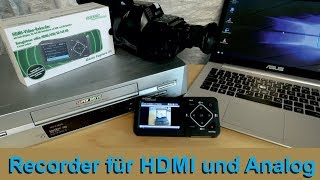 Recorder für HDMI und analog Video – HIZ190