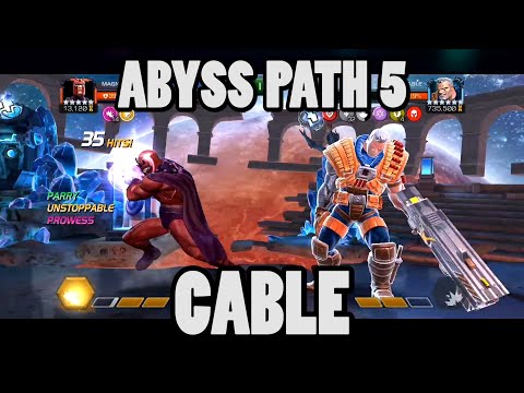 Abyss Cable | Abyss Path 5 | Magneto Vs Abyss Cable | Marvel Contest of Champions
