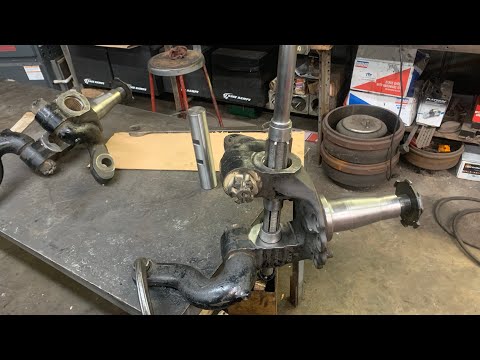 Reaming King Pin Bushings
