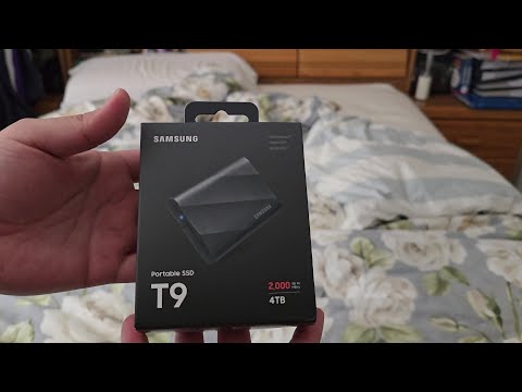 Samsung Portable T9 (4TB Model) NVMe External SSD [Unboxing]