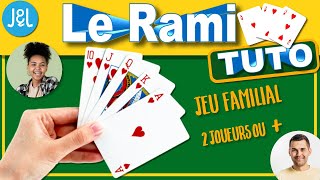TUTO. Tutoriel jeu de cartes "Le Rami". Jeux de cartes familial. Règles du jeu. Jeux & Logique.